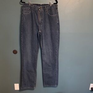 Carhartt Men's Dark Blue Straight-Leg Jeans
